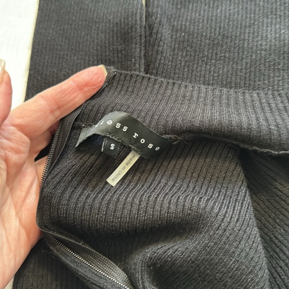 ❤️Vici-NWOT- Black Ribbed Dress Size small - Picture 6 of 8